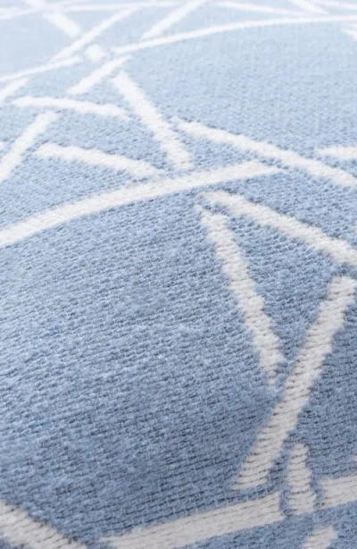 Brooks Brothers Lattice Work Decorative Throw Pillow In Blue