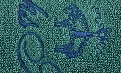 Brooks Brothers Contrast Frame 2 Piece Turkish Cotton Bath Towel Set In Green