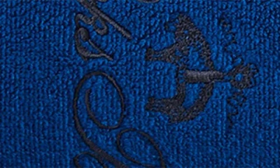 Brooks Brothers Contrast Frame 2 Piece Turkish Cotton Bath Towel Set In Blue