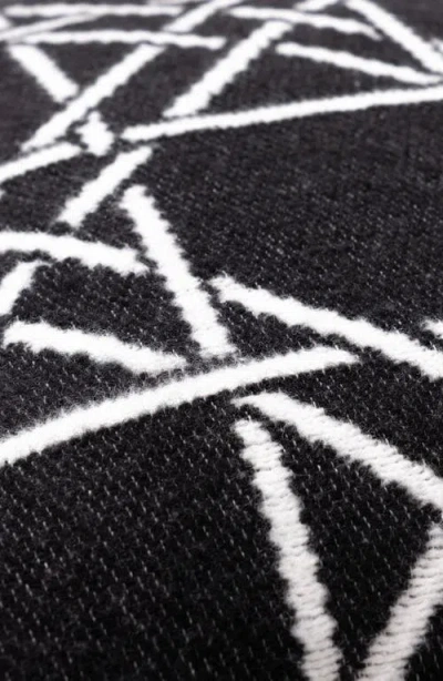 Brooks Brothers Lattice Work Decorative Throw Pillow In Black