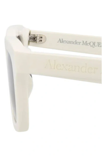 Alexander Mcqueen Eyewear Square Frame Sunglasses In Black
