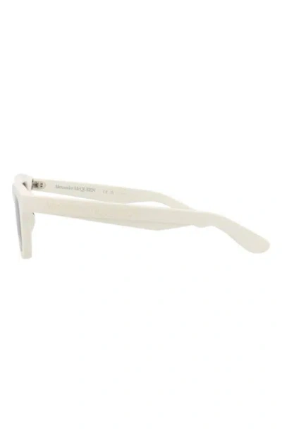 Alexander Mcqueen Eyewear Square Frame Sunglasses In Black