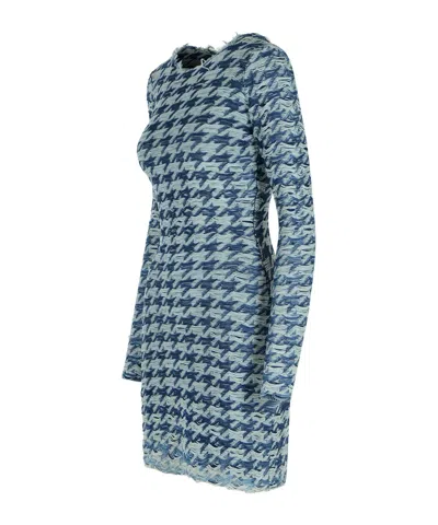 Diesel "m-halma" Dress In Blue