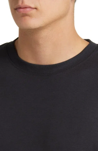 Theory Hilles Cashmere Knit Crewneck Sweater In Black