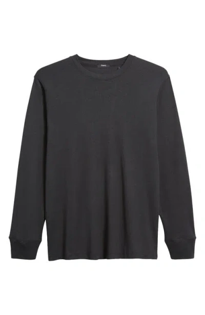 Theory Hilles Cashmere Knit Crewneck Sweater In Black