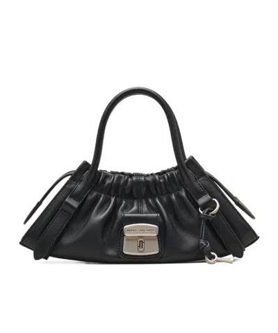 Marc Jacobs The Cristina Small Satchel Leather Cross-body Bag In Black