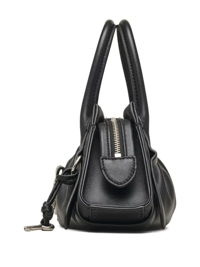 Marc Jacobs The Cristina Small Satchel Leather Cross-body Bag In Black