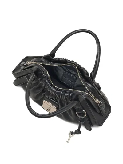Marc Jacobs The Cristina Small Satchel Leather Cross-body Bag In Black