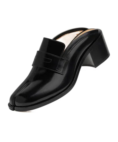 Maison Margiela Tabi City Loafer Mule Woman Black In Multi