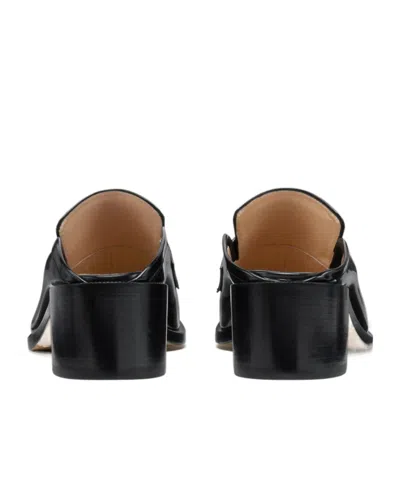 Maison Margiela Tabi City Loafer Mule Woman Black In Multi