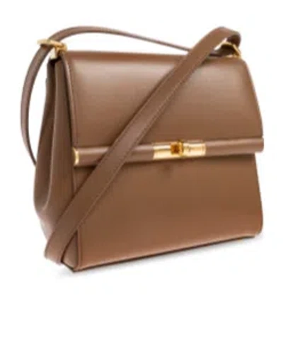 Dolce & Gabbana Marlene Leather Mini Bag In Brown