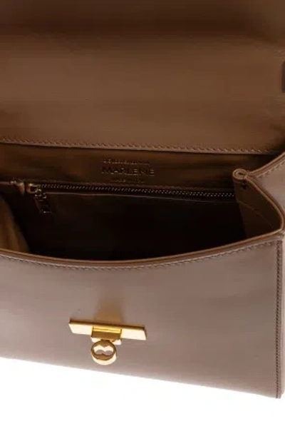 Dolce & Gabbana Marlene Leather Mini Bag In Brown