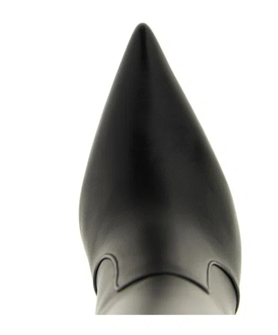 Gianvito Rossi 85mm Hansen Cuissard Pointed-toe Boots In Black