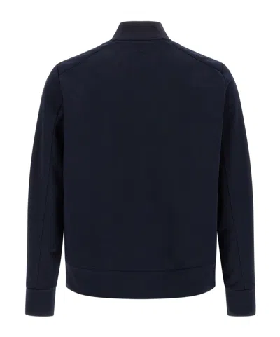 Parajumpers 'mckay' Chest Pocket Sweatshirt Long Sleeves In Blue