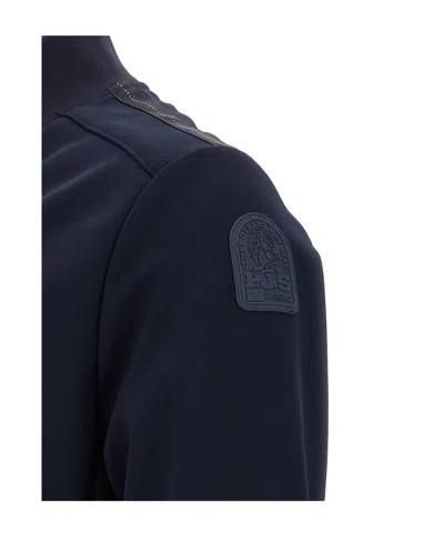 Parajumpers 'mckay' Chest Pocket Sweatshirt Long Sleeves In Blue