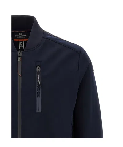 Parajumpers 'mckay' Chest Pocket Sweatshirt Long Sleeves In Blue