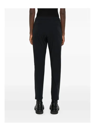 Herno Pleated Drawstring Trousers In Black