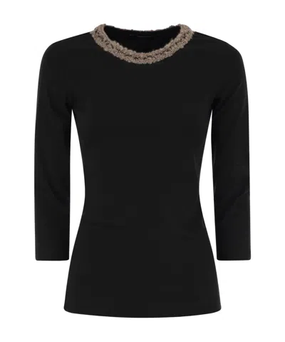 Fabiana Filippi T-shirt In Black