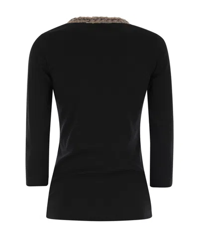 Fabiana Filippi T-shirt In Black