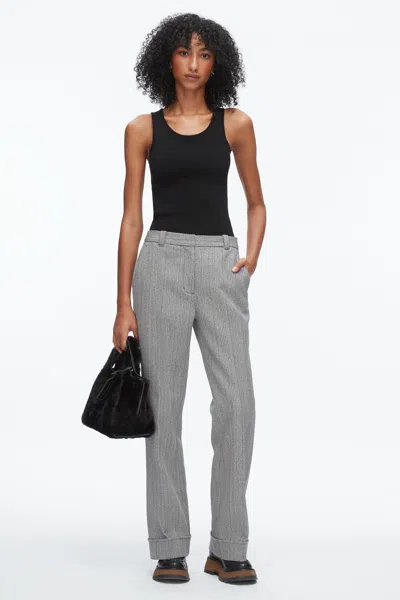 3.1 Phillip Lim Full Length Flare Trouser In Gray