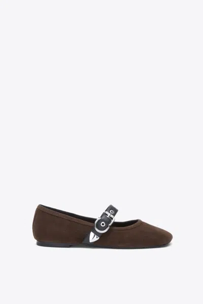 3.1 Phillip Lim Id Mary Jane Flat In Brown