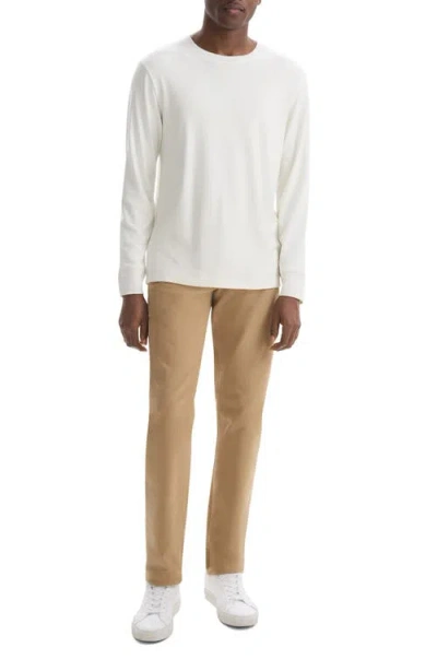 Theory Essential Long-sleeve Tee In Anemone Modal Jersey In White