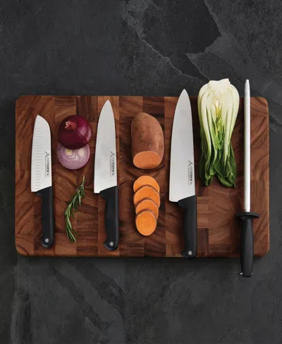 Cat Cora Cutlery-pro 8" Soft-grip Handle Chef Knife In Multi