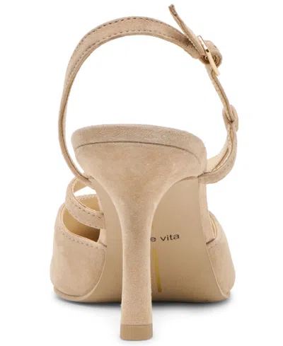 Dolce Vita Women's Kamra Asymmetrical Stiletto Pointed Toe Pumps In Brown