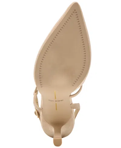 Dolce Vita Women's Kamra Asymmetrical Stiletto Pointed Toe Pumps In Brown