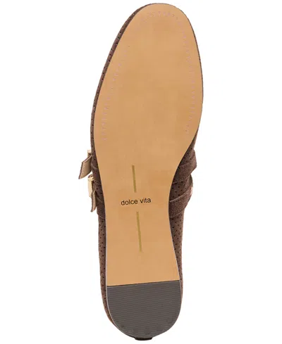 Dolce Vita Women's Baylee Grommet Mary Jane Flats