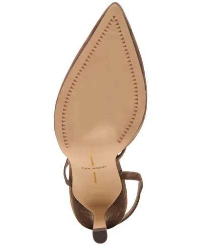 Dolce Vita Kamra Heels Dk Brown Suede In Brown