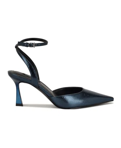 Nine West Kellie Ankle Strap Pointed Toe Pump