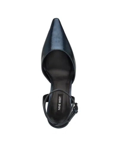 Nine West Kellie Ankle Strap Pointed Toe Pump