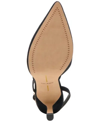 Dolce Vita Kamra Heels Onyx Suede In Black