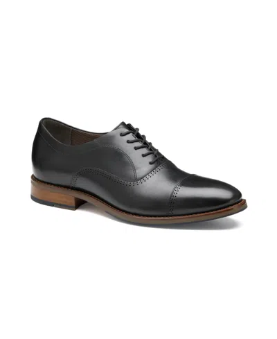 Johnston & Murphy Men's Xc4 Lavoy Cap Toe Lace Up Oxford Shoe In Black