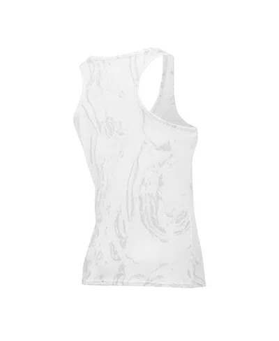 Concepts Sport Women's White Brooklyn Nets Quartz Tank Top And Shorts Set In White