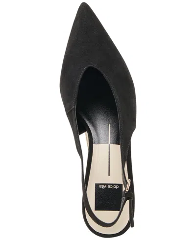 Dolce Vita Women's Alenna Kitten-heel Slingback Pumps In Black