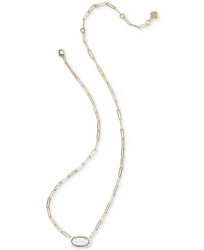 Kendra Scott Elisa Pendant Necklace In Gold