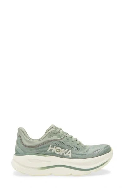 Hoka M Bondi 9 Synthetic Fabric Sneakers In Green