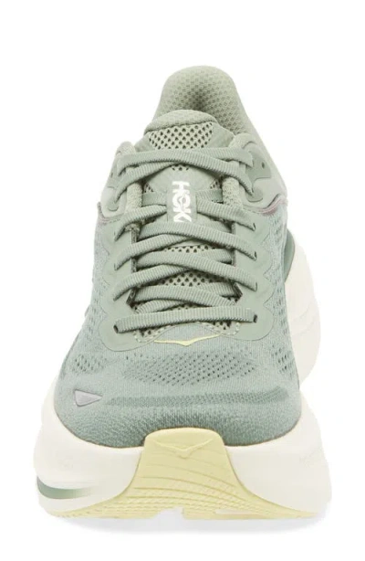 Hoka M Bondi 9 Synthetic Fabric Sneakers In Green