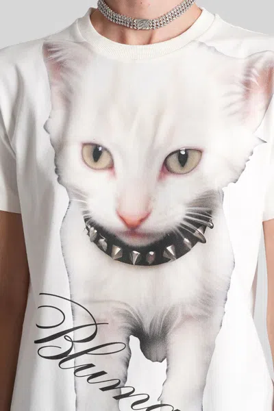 Blumarine Cotton T Shirts In White