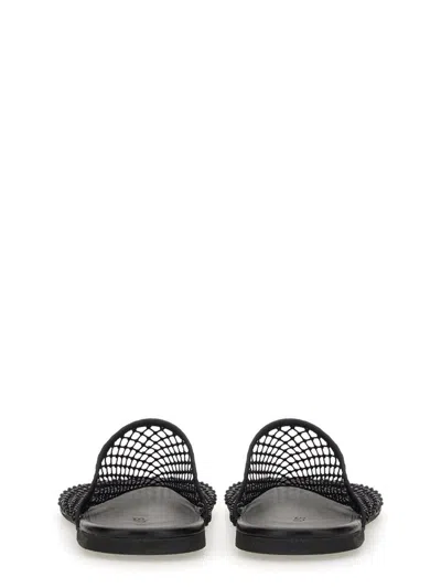 Alysi C.p.company Midnight Blue Nylon Padded Jacket In Black