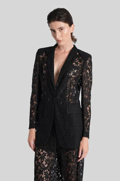 Blumarine Blazer In Black Polyester In Black