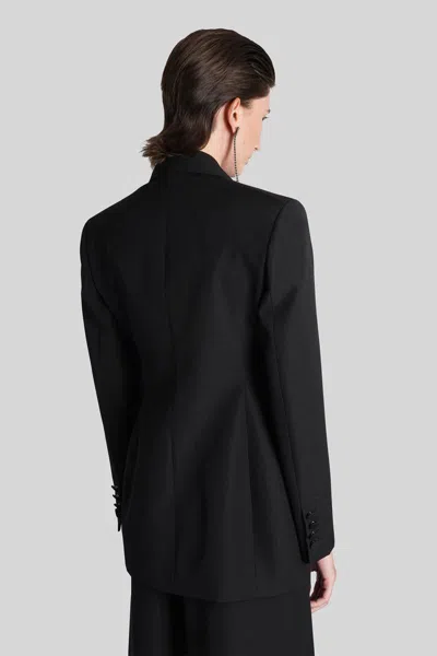 Blumarine Blazer In Black Wool In Black