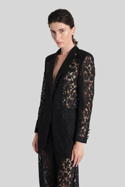 Blumarine Blazer In Black Polyester In Black