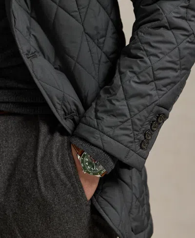Polo Ralph Lauren Beaton Quilted Water-repellant Sport Coat Jacket In Black