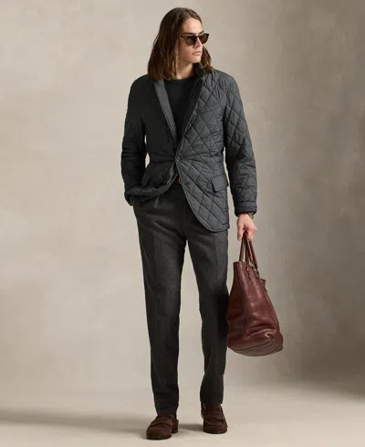 Polo Ralph Lauren Beaton Quilted Water-repellant Sport Coat Jacket In Black