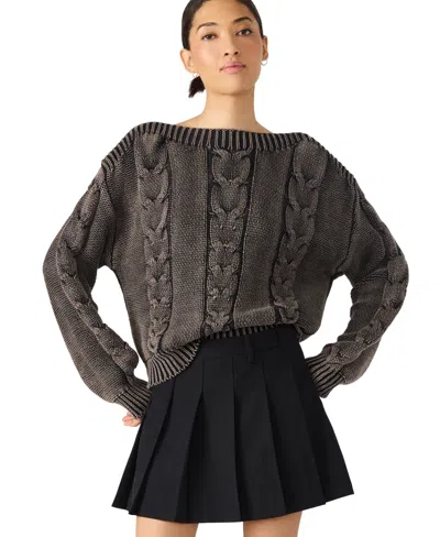 Steve Madden Women's Margo Mini Skirt In Black