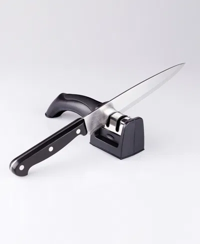 Cat Cora Cutlery-pro 2.25" Dual-action Handle Knife Sharpener In Multi