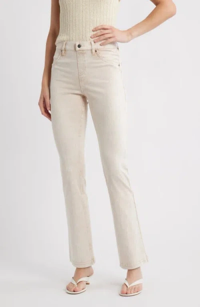 Hue Ultra Soft High Rise Denim Baby Bootcut Leggings In Gray